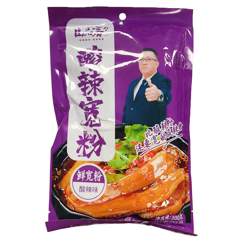 Chenpinke Wide Vermicelli Hot And Spicy 300g ~ 臣品客 酸辣宽粉 300g