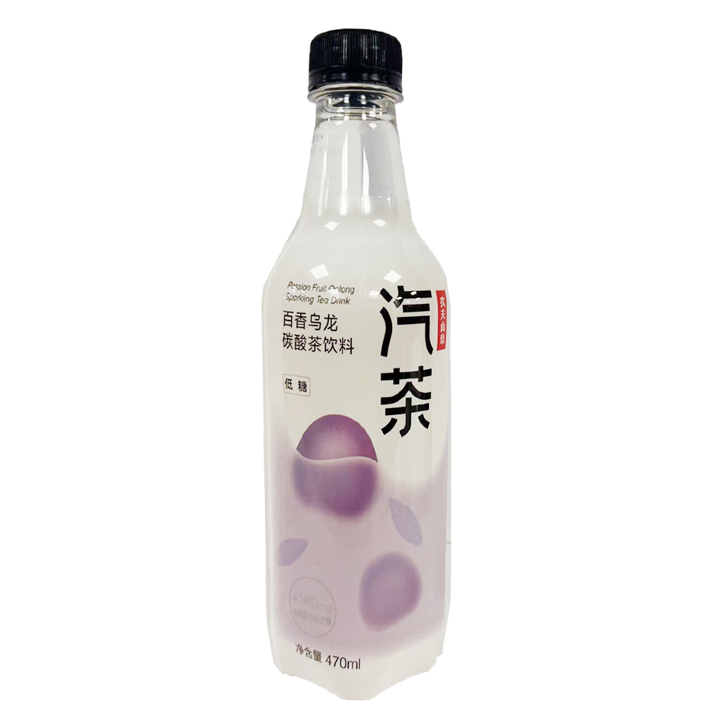 Nongfu Passion Fruit Oolong Sparkling Tea Drink 470ml ~ 农夫山泉 汽茶碳酸茶饮料 百香乌龙味 470ml