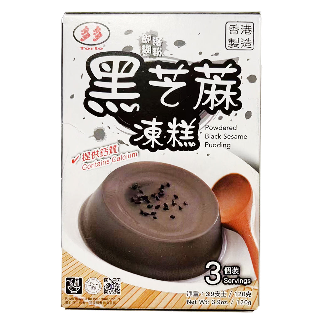 Torto Powdered Black Sesame Pudding 120g ~ 多多黑芝麻凍糕 120g