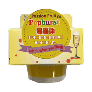Popburst Popping Boba Passion Fruit Flavour 130g ~ 一直旺爆爆珠 杯装 百香果味 130g