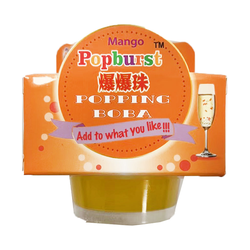 Popburst Popping Boba Mango Flavour 130g ~ 一直旺爆爆珠 杯装 芒果味 130g