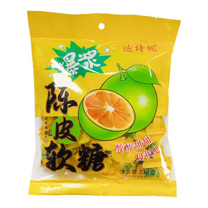 DSN Orange Peel  Puffed Gummy 238g ~ 迪詩尼爆漿陳皮軟糖 238g