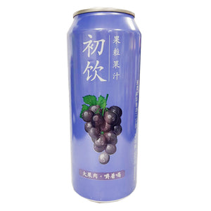 Chu Yin Fruit Drink Grape Flavour 500ml ~ 初饮 果粒果汁 葡萄汁味 500ml
