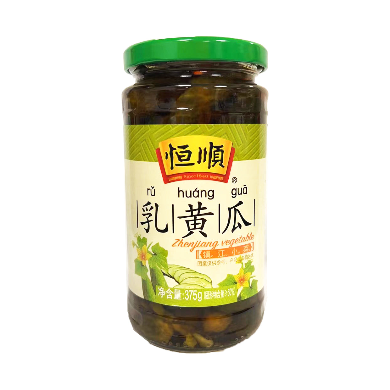 Hengshun Pickled Cucumber with Soy Sauce 375g ~ 恒顺 乳黄瓜 375g