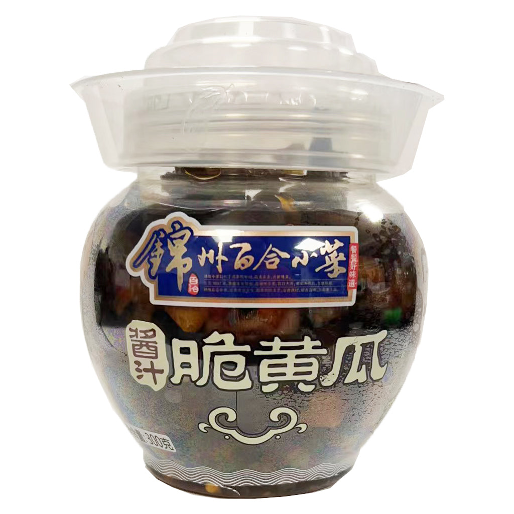 Jin Zhou Bai He Preserved Cucumber 300g ~ 锦州百合 酱汁脆黄瓜 300g