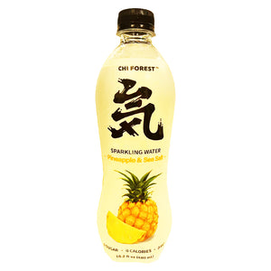Genki Forest Sparkling Water Pineapple & Sea Salt 480ml ~ 元气森林 气泡水 菠萝海盐味 480ml