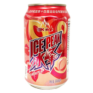 Ice Peak Soda Drink Peach Flavour 330ml ~ 冰峰 白桃味汽水 330ml
