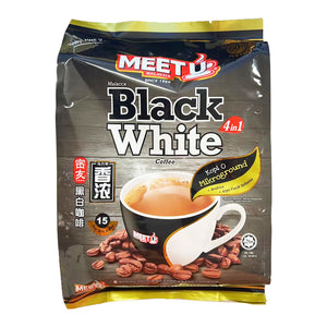MEETU Black White Coffee 4 In 1 600g ~ 密友 四合一 香浓黑白咖啡 600g