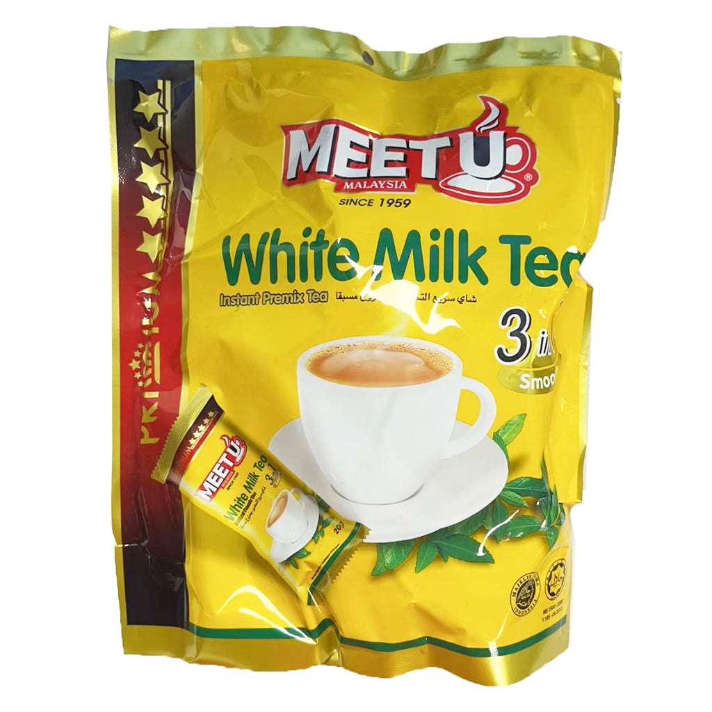 MEETU Premium White Milk Tea 3 In 1 200g ~ 密友 三合一 香滑白奶茶 200g