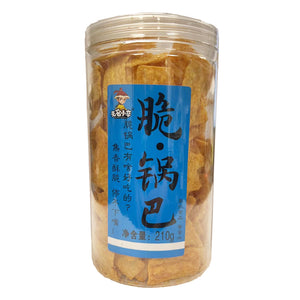 Wu Ming Xiao Zu Millet Crisp Crust Crab Roe Flavor 210g ~ 无名小卒 脆锅巴 蟹黄味 210g