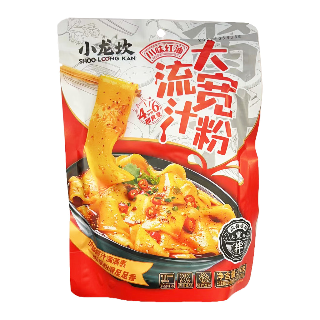 Xiao Long Kan Potato Wide Noodle Spicy 270g ~ 小龙坎 川味红油流汁大宽粉 270g