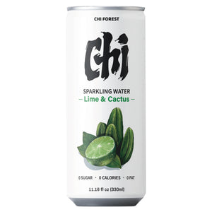 Chi Forest Sparkling Water Lime & Cactus Flavour 330ml ~ 気 青柠仙人掌味苏打气泡水 330ml
