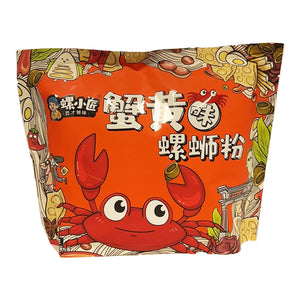 Luo Xiao Jiang River Snail Rice Noodle Crab Flavor 410g ~ 螺小匠 螺蛳粉 蟹黄味 410g