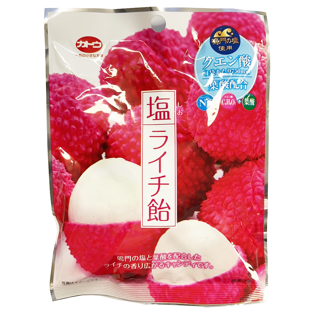 Kato Salt Lychee Candy 70g ~ Kato 日本荔枝糖 70g