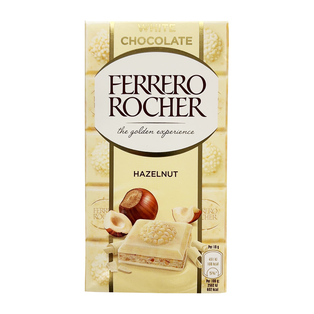 Ferrero Rocher White Bar 90g