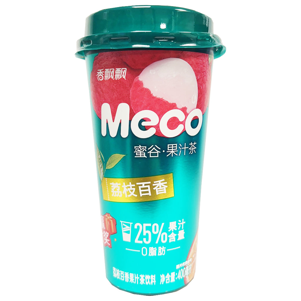 Xiang Piao Piao Lychee Passion Fruit Tea Drink 400ml ~ 香飘飘 荔枝百香果汁茶 400ml