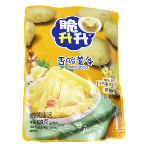 Cui Sheng Sheng Potato Sticks Honey&Butter Flavor 100g ~ 脆升升 蜂蜜黃油味薯條 100g