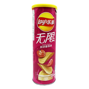 Lay's Potato Chips Tomato Flavour 90g ~ 乐事 无限西紅柿味 90g
