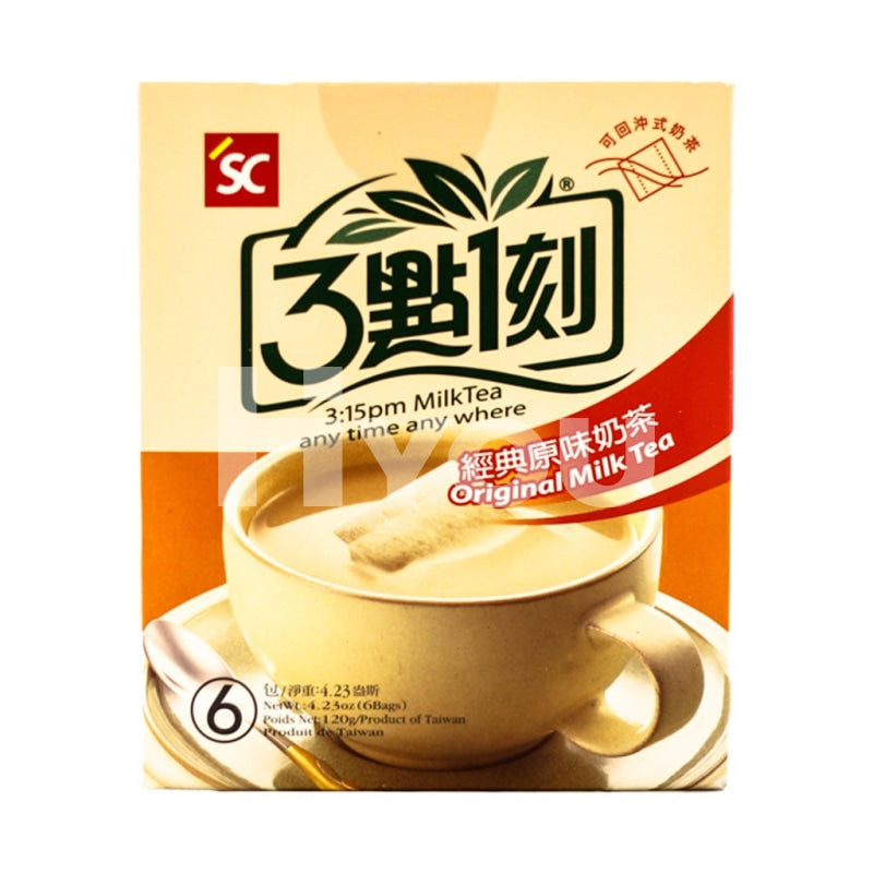 3:15Pm Original Milk Tea 6X20G ~ Instant