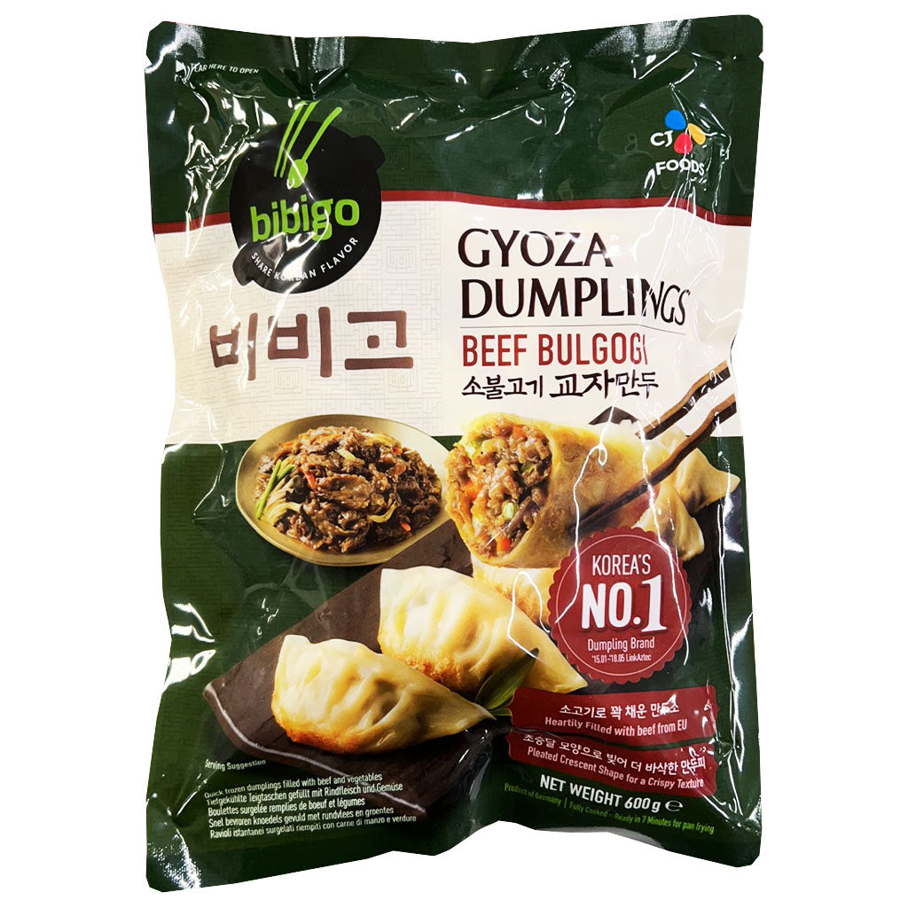 Bibigo Gyoza Beef Bulgogi Dumpling 600g ~ 必品阁韩式烤牛肉煎饺 600g