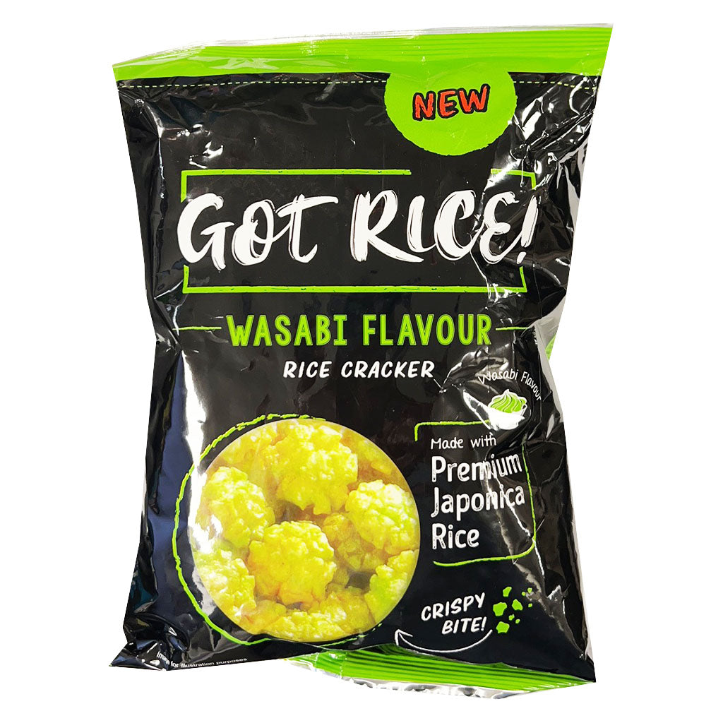 Want Want Got Rice Wasabi Flavour 85g ~ 旺旺 芥末味米果 85g