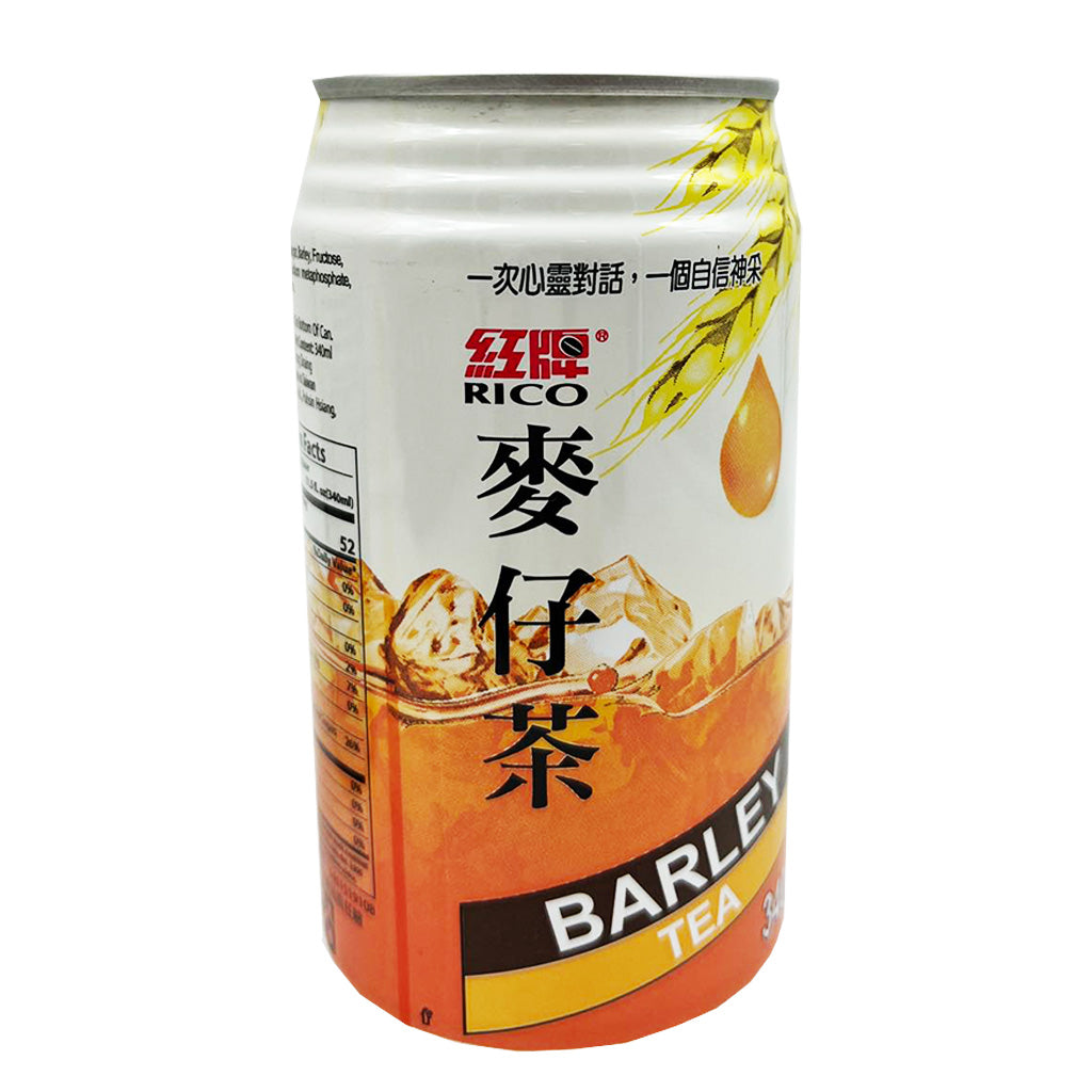 Rico Barley Tea Drink 340ml ~ 红牌 麦仔茶 340ml