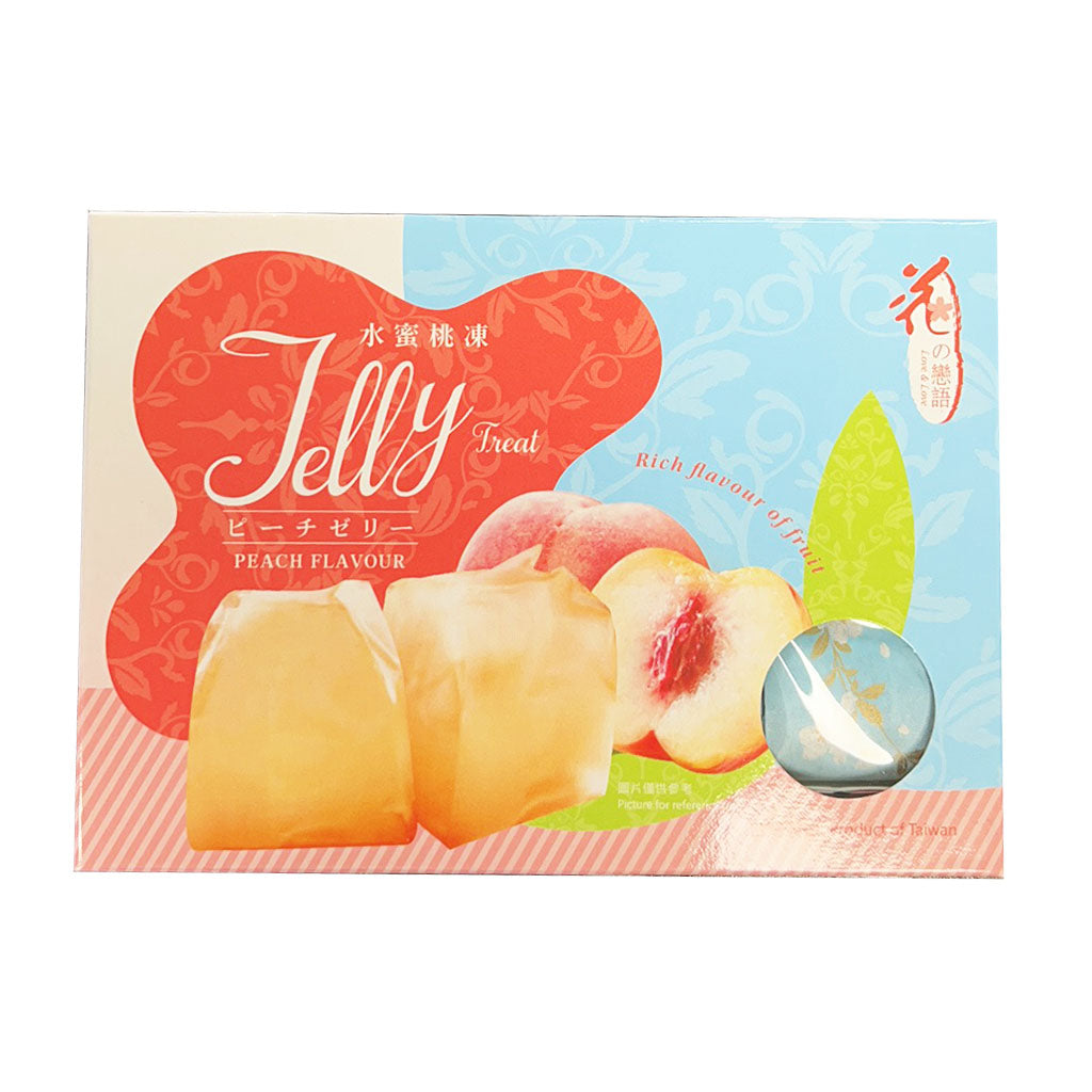 Love&Love Fruit Jelly Peach Flavour 200g ~ 花的恋语 水蜜桃果冻  200g