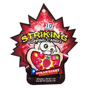 Striking Popping Candy Strawberry Flavor 15g ～ 索劲 爆炸糖 草莓味 15g