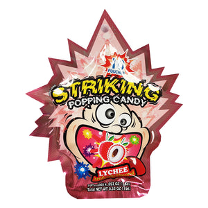 Striking Popping Candy Lychee Flavour 15g ～ 索劲 爆炸糖 荔枝味 15g