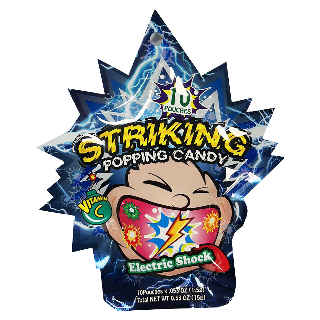 Striking Popping Candy Electric Shock 15g ～ 索劲 爆炸糖 电击加维他命C 15g