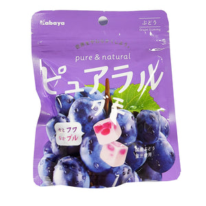 Kabaya Pureral Grape Flavour Soft Candy 58g ～ Kabaya 软糖 葡萄味 58g
