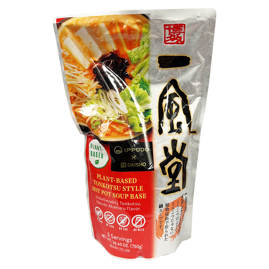 Ippudo Plant Based Tonkotsu Hot Pot Soup 750g ～ 一風堂 植物製豚骨味 日式火鍋底料