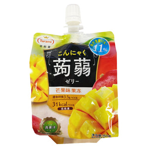 Tarami Mango Konnyaku Jelly Pouch Drink 150g ~ Tarami 芒果味蒟蒻啫喱飲品 150g