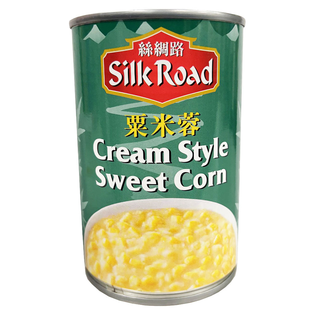 Silk Road Cream Style Of Sweet Corn 425g ~ 丝路牌罐装栗米蓉 425g
