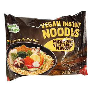 Vegan Village Vegan Instant Noodles 75g ~ Vegan Village 速食麵 蘑菇蔬菜味 75g