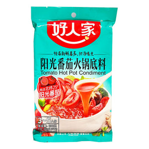Hao Ren Jia Tomato Flavour Hot Pot 200g ~ 好人家 阳光番茄火锅底料 200g