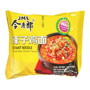Jinmailang Instant Noodle Hot Chicken 105g ~ 今麦郎 辣子鸡面 105g