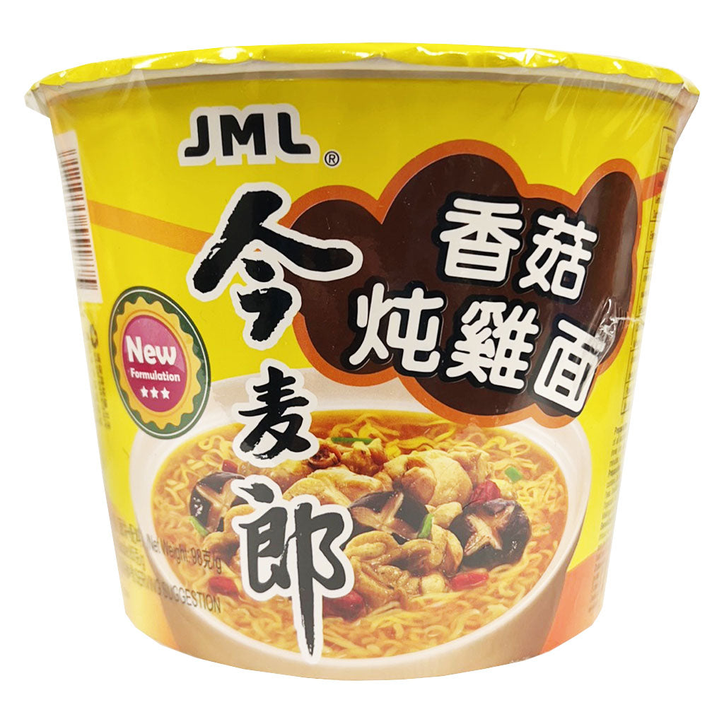 Jinmailang Bowl Noodle Mushroom Chicken 98g ～ 今麦郎 香菇炖鸡面 98g