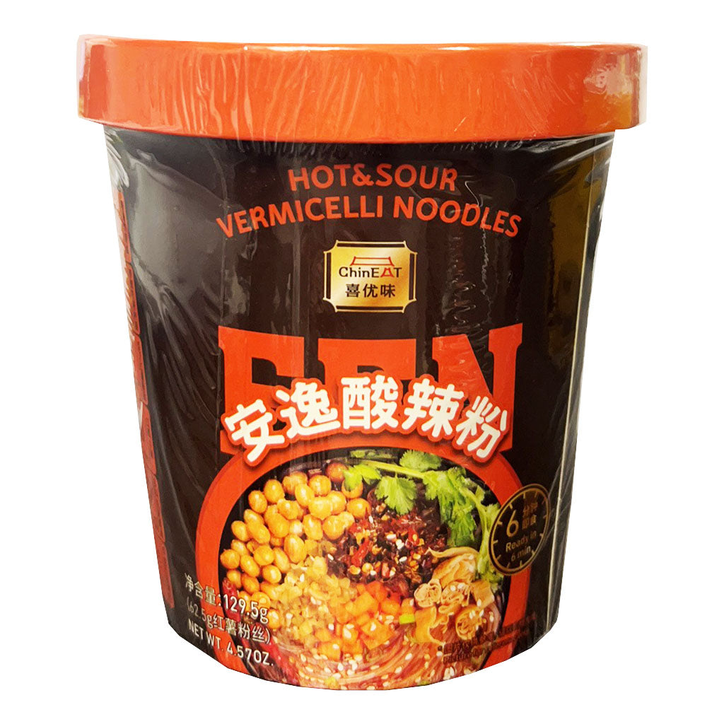 Chineat Hot & Sour Vermicelli Noodles 129.5g ~ 喜优味 安逸酸辣粉 129.5g