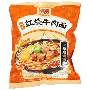 A Kuan Sichuan Noodle Spicy Braised Beef 105g ~ 阿宽 川式红烧牛肉味面 105g