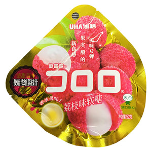 UHA Kororo Gummy Lychee Flavour 52g ~ UHA 悠哈 荔枝味软糖 52g