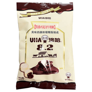 UHA Milk Candy Chocolate Flavour 102g ~ UHA 悠哈 特浓巧克力牛奶糖 102g