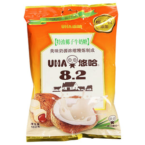 UHA Milk Candy Coconut Flavour 102g ~ UHA 悠哈 特浓椰子牛奶糖 102g