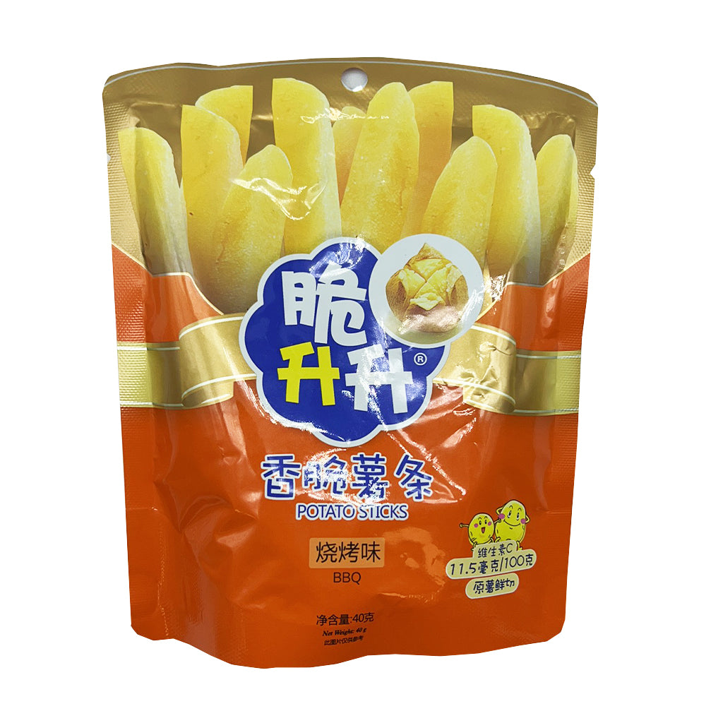 Cui Sheng Sheng Potato Sticks BBQ Flavour 40g ~ 脆升升 香脆薯条 烧烤味 40g