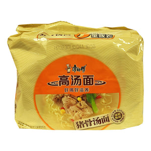 Master Kong Instant Noodles Pork Bone Flavour 540g ~ 康师傅 高汤面 猪骨汤面 540g