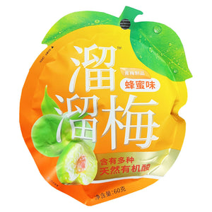 Lium Honey Green Plum 60g ~ 溜溜梅 蜂蜜味青梅 60g