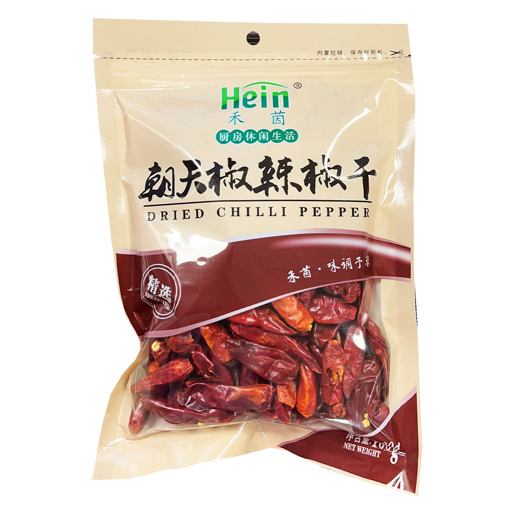 Hein Dried Chilli Whole 100g ~ 禾茵 干辣椒 100g