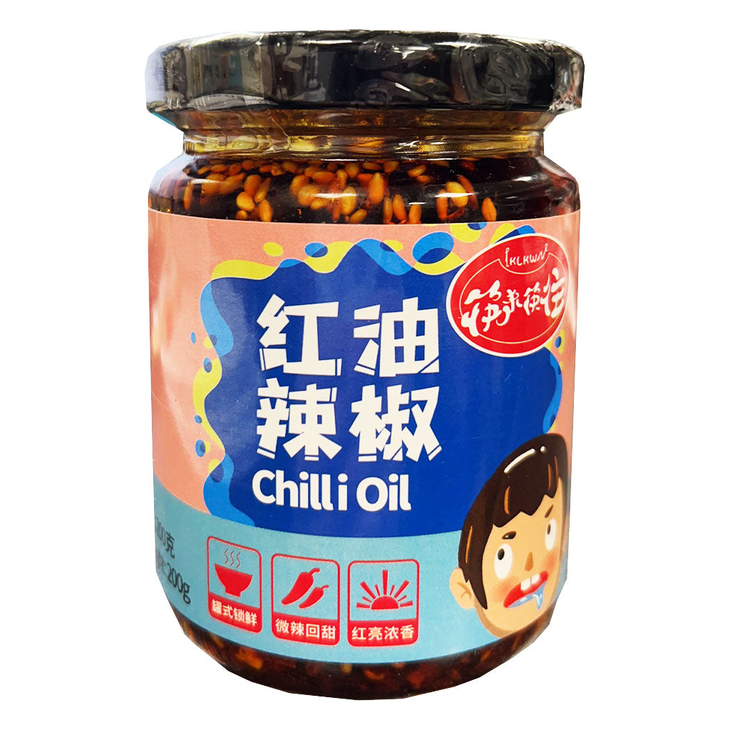 KLKW Chilli Oil Sauce 200g ~ 筷来筷往 紅油辣椒 200g