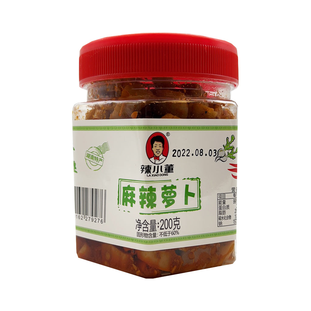 La Xiao Dong Spicy Dried Radish 200g ～ 辣小董 麻辣萝卜 200g