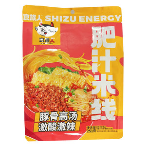 Shi Zu Ren Spicy Vermicelli 251g ~ 食族人 肥汁米線 251g